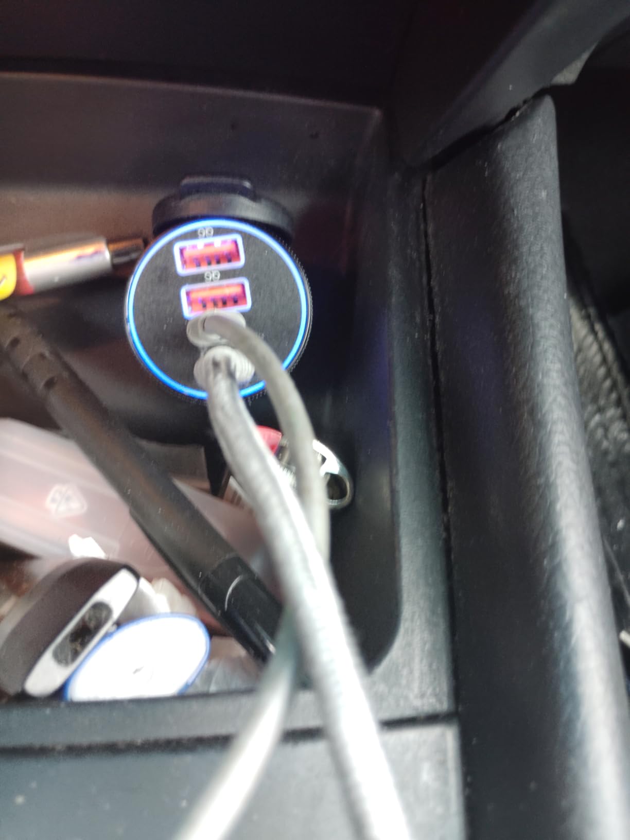 USB C Car Charger, 4-Port 90W Super Fast Charging Cigarette Lighter Adapter customer photo 2