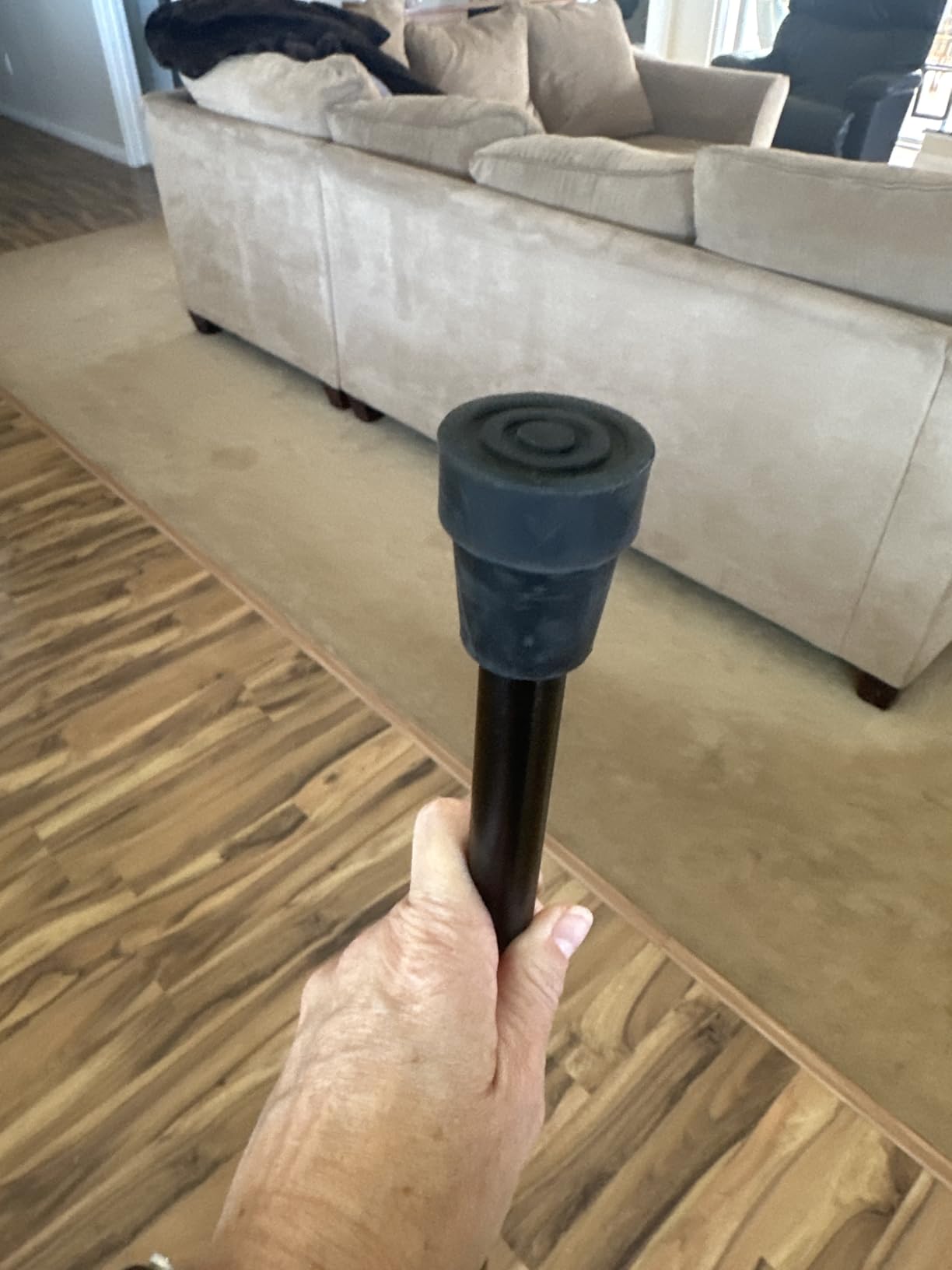 Forearm Crutches for Adults Have Elastic Crutches Padding for The Elbow+Hand Padding, Increases Walking Comfort customer photo 2
