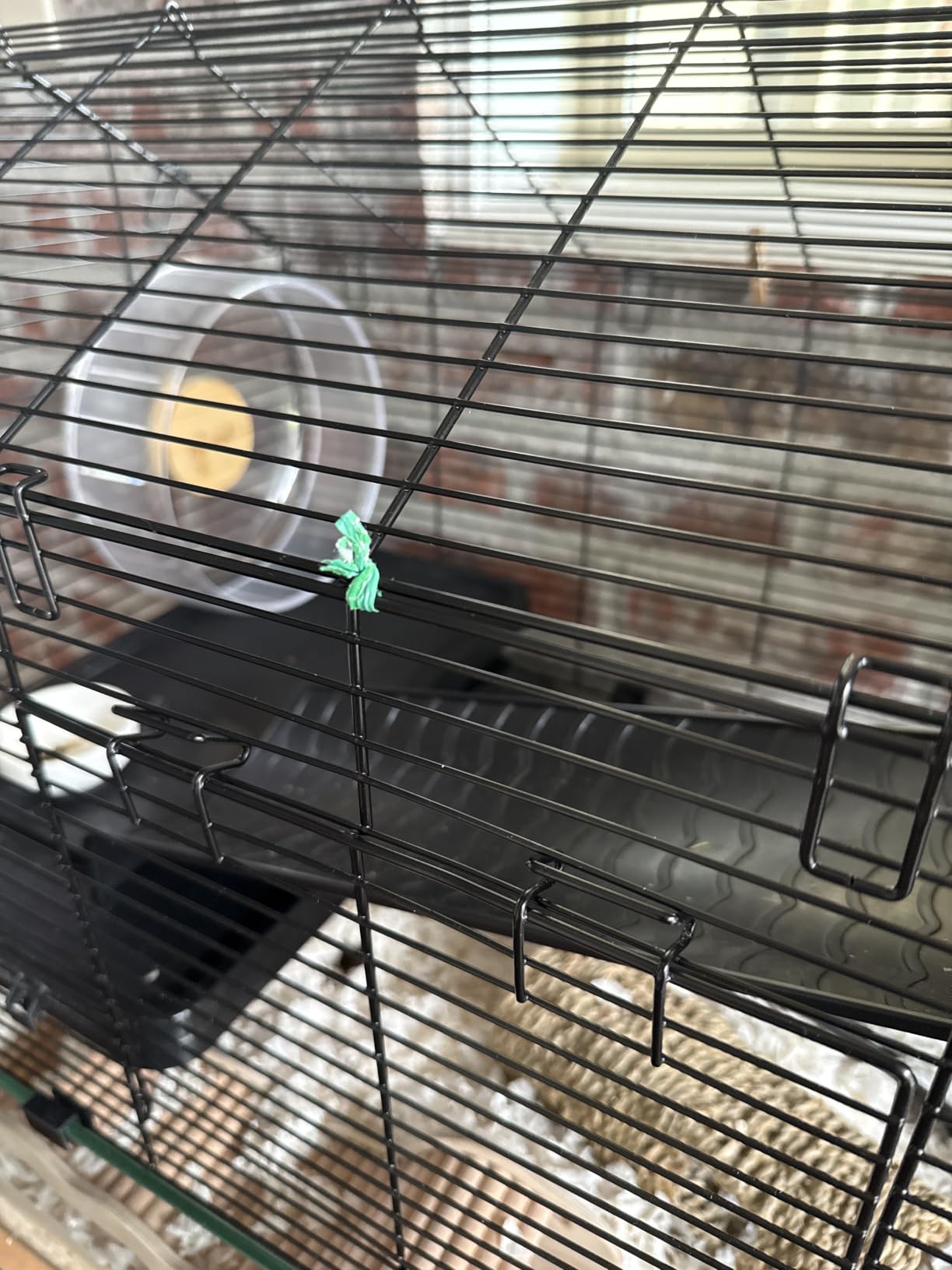 VEVOR Hamster Cage, 360°Viewing Transparent Hamster Habitats, Small Animal Cage, 22.8 x 15 x 21.3 in, Ventilated Pet Mouse Cages with Water Bottle, Portable Hamster House for Rats, Guinea Pigs customer photo 1