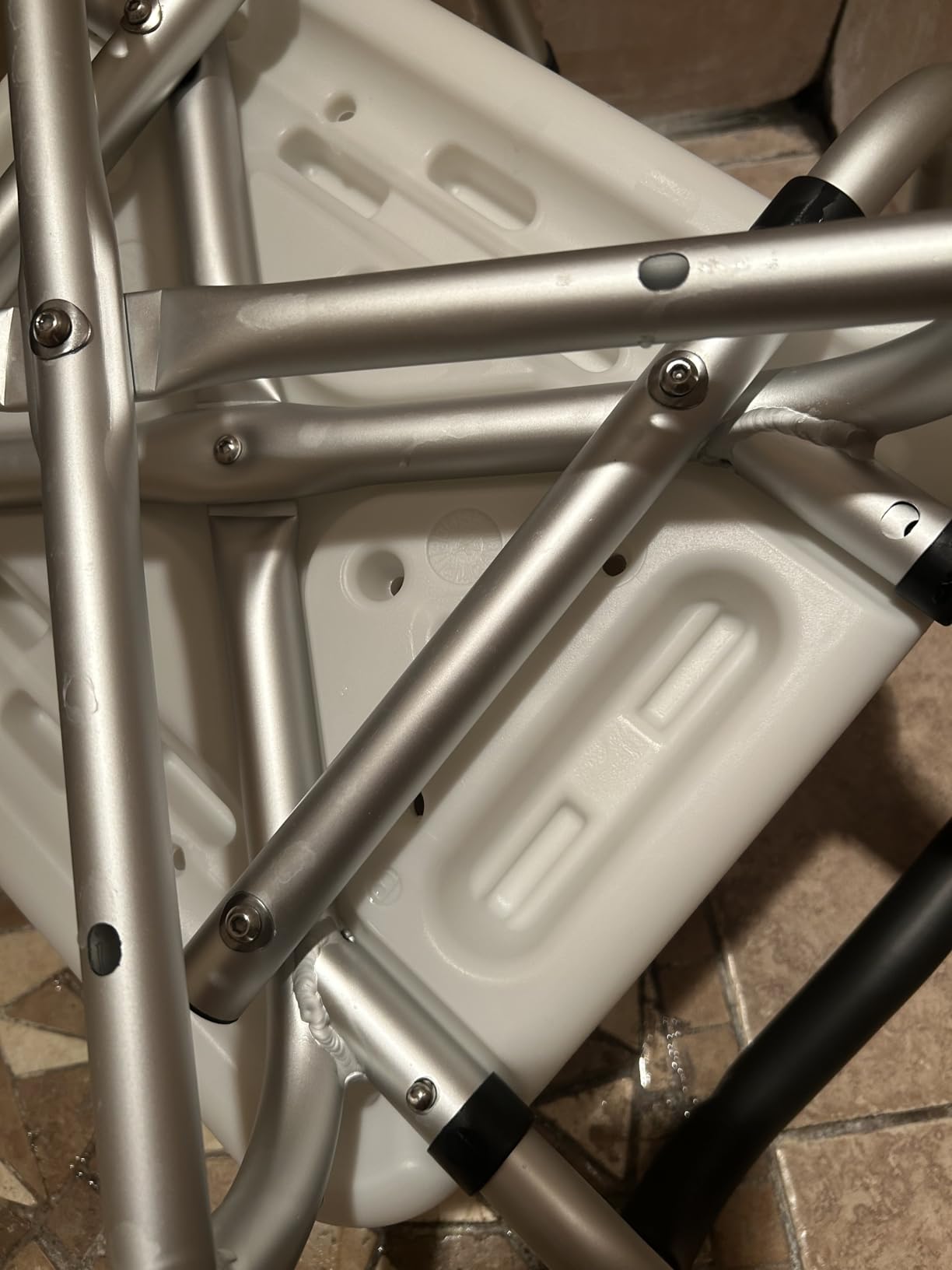 BRITULIF Shower Chair with Arms and Back for Inside Shower, 550 lb Capacity customer photo 1