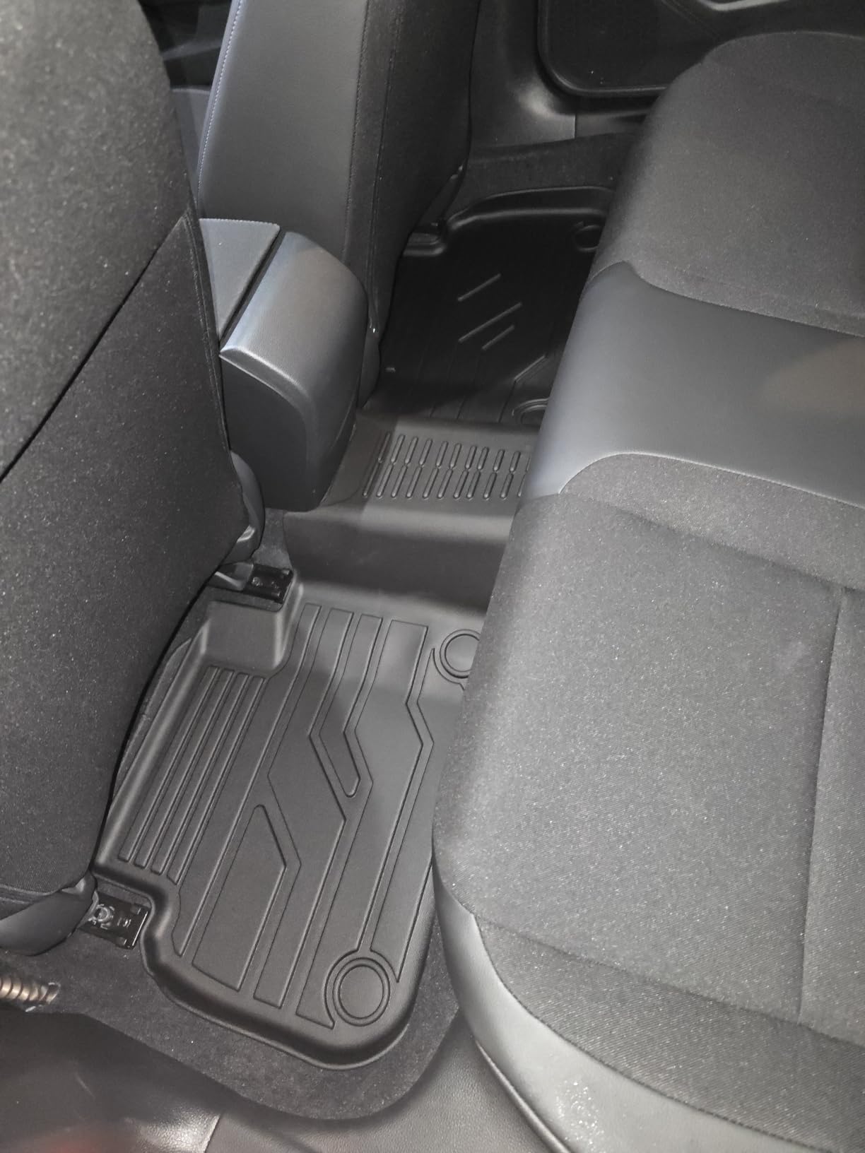 Floor Mats for Toyota Rav4 2019-2025 (Include Hybrid), Custom Fit All-Weather TPE Floor Liners, Front & 2nd Row & Cargo Liner for RAV4 Car Accessories customer photo 1
