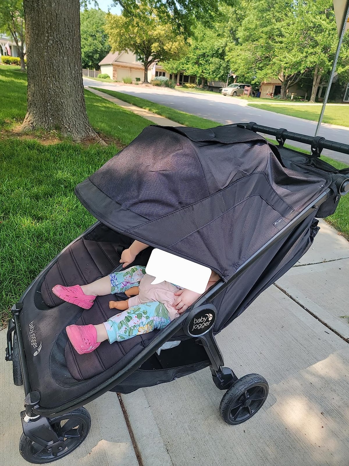 Baby Jogger® City Mini GT3 All Terrain Baby Stroller with Forever Air Rubber Tires, All Wheel Suspension, Lightweight Stroller with Magnetic Buckle, No-Rethread Harness, and Foot Brake, Rich Black customer photo 1