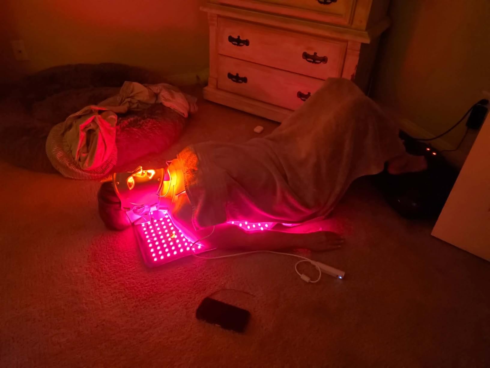Comfytemp Red Light Therapy Mat for Body, 33'' x 17'', 660nm & 850nm customer photo 2