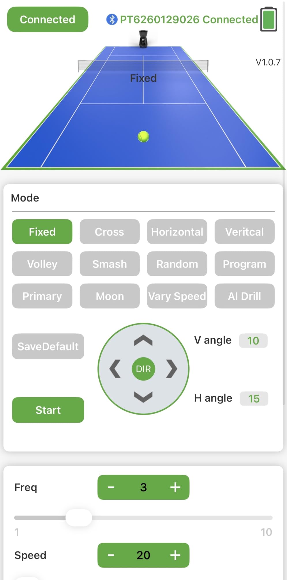 PUSUN｜PT-Smart Tennis Ball Machine: App Control with 12 Built-in Training Modes,6-Level Spin,28-Pt,75 MPH,32.6 lbs,100+ Ball,5H Battery, Portable, for Tennis/Padel,Training, Practice,Beginners to Pros customer photo 2