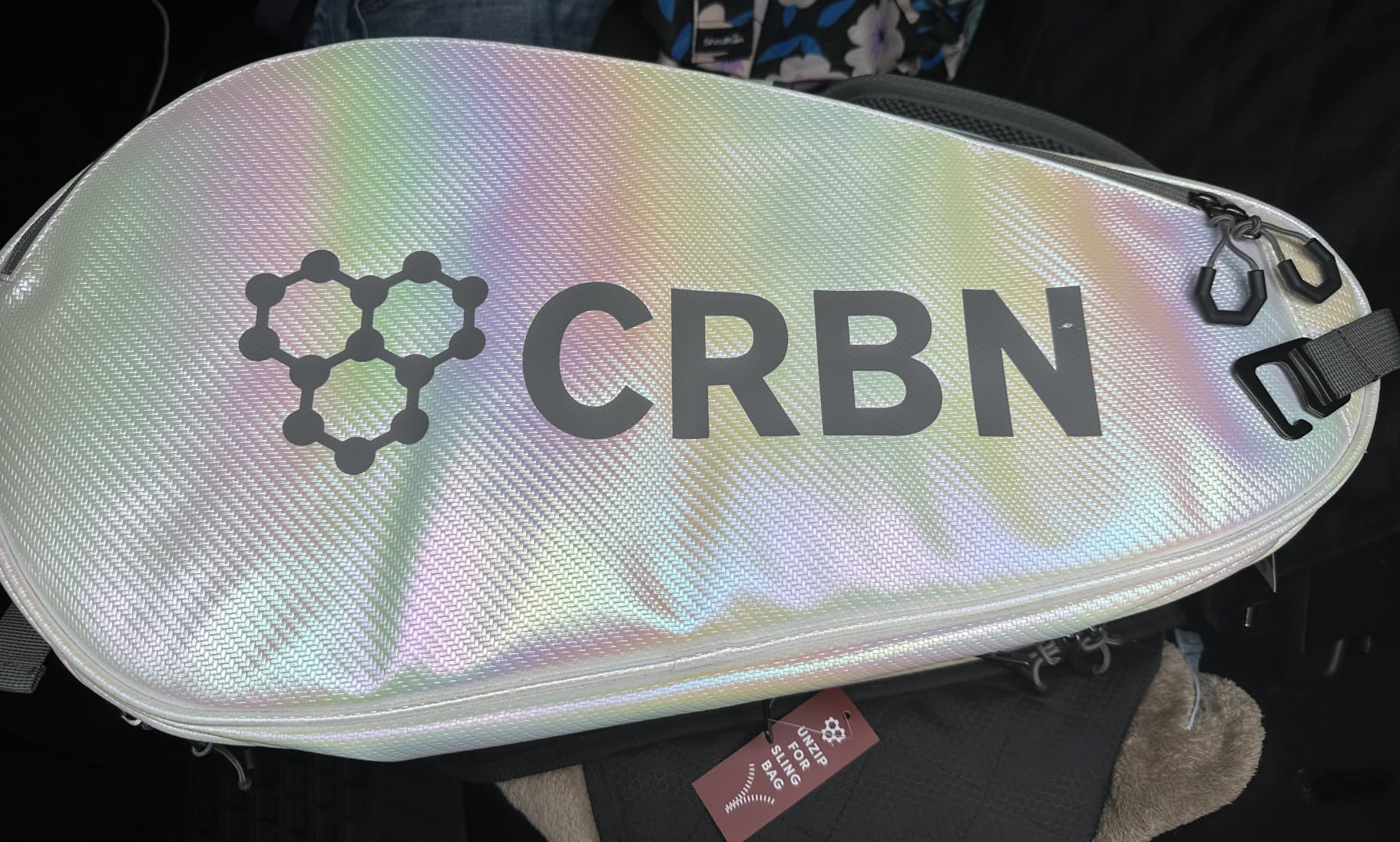 CRBN Pickleball - Pro Team Tour Paddle Bag with Built-In Zip-Off Sling Bag customer photo 2