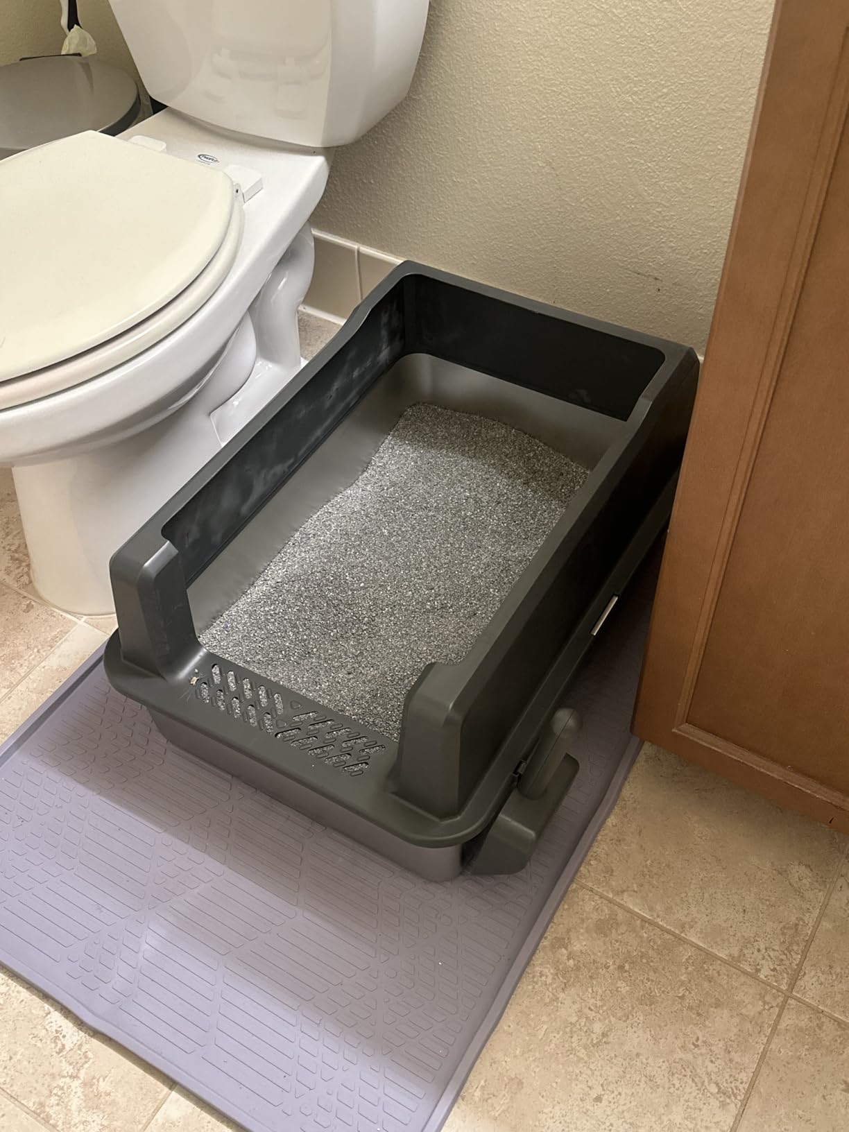 XXL Stainless Steel Litter Box with Lid for Multiple & Big Cats customer photo 2