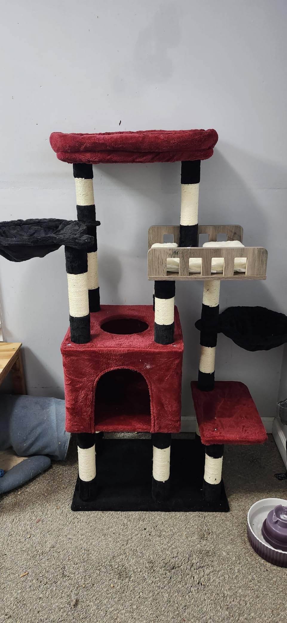 Gitelsnour Maine Coon Cat Tree, Heavy Duty Cat Tower for 20 lbs+, GCT033W customer photo 2