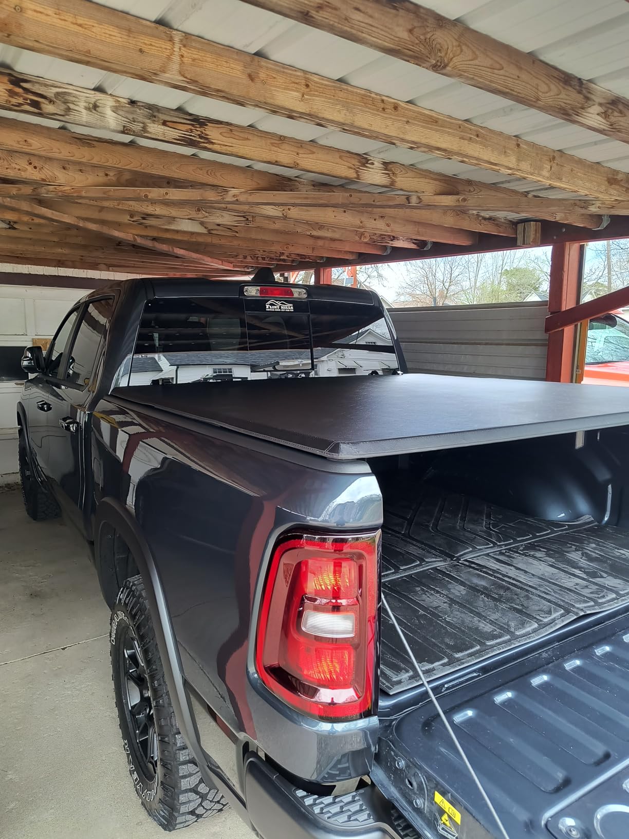Soft Tri-Fold Truck Bed Tonneau Cover for Dodge Ram 1500 2009-2026 5.7ft customer photo 2