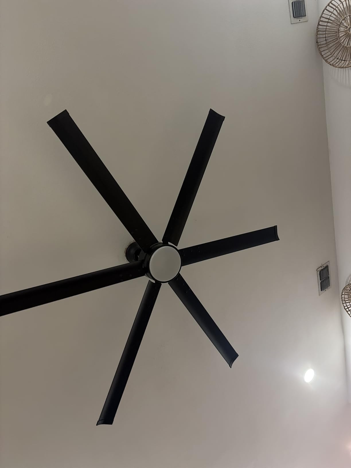 Amico 72 Inch Ceiling Fans with Lights and Remote, Black Large Ceiling Fan customer photo 1