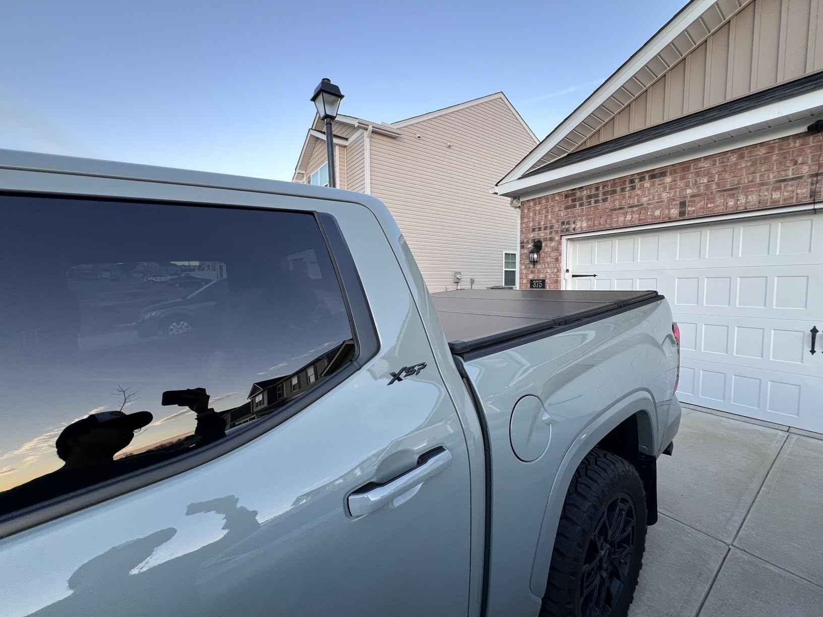 Hard Tri-Fold Truck Bed Tonneau Cover Compatible with 2022-2026 Toyota Tundra 5.6ft Bed w/OE Rail System (66.7