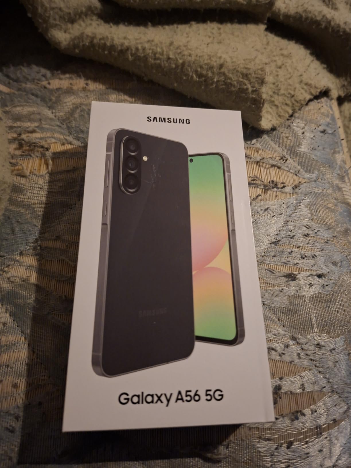 Samsung Galaxy A56 5G Cell Phone, 128GB AI Smartphone, Unlocked Android, AI Photo Edits, Large Screen, Long Battery Life, 2025, US 1 Yr Manufacturer Warranty, Awesome Graphite customer photo 1