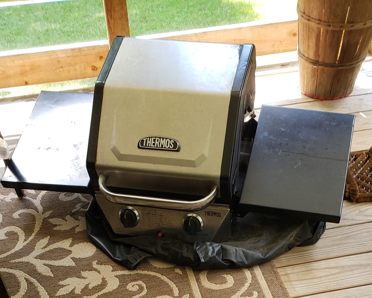 CAMPLUX Propane Tabletop Grill Griddle 2-in-1, Non-Stick Flat Top Griddle with Ceramic Coated 19,000 BTU, 23-Inch Gas Grill for RV, Camping, Tailgating, and Outdoor GG302S customer photo 2