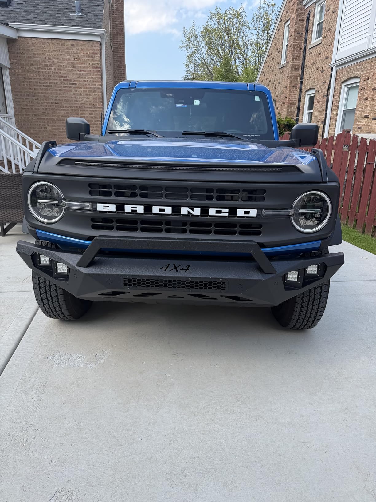 Off Road Front Bumper Compatible with Ford Bronco 2021 2022 2023 2024 2025 customer photo 1