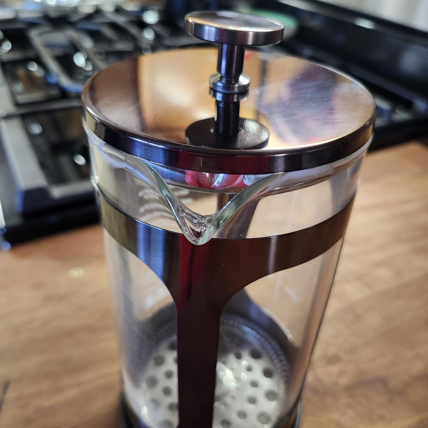 Veken French Press Coffee Maker,No Plastic Touching Cafe,34oz 1L Cafetera customer photo 1