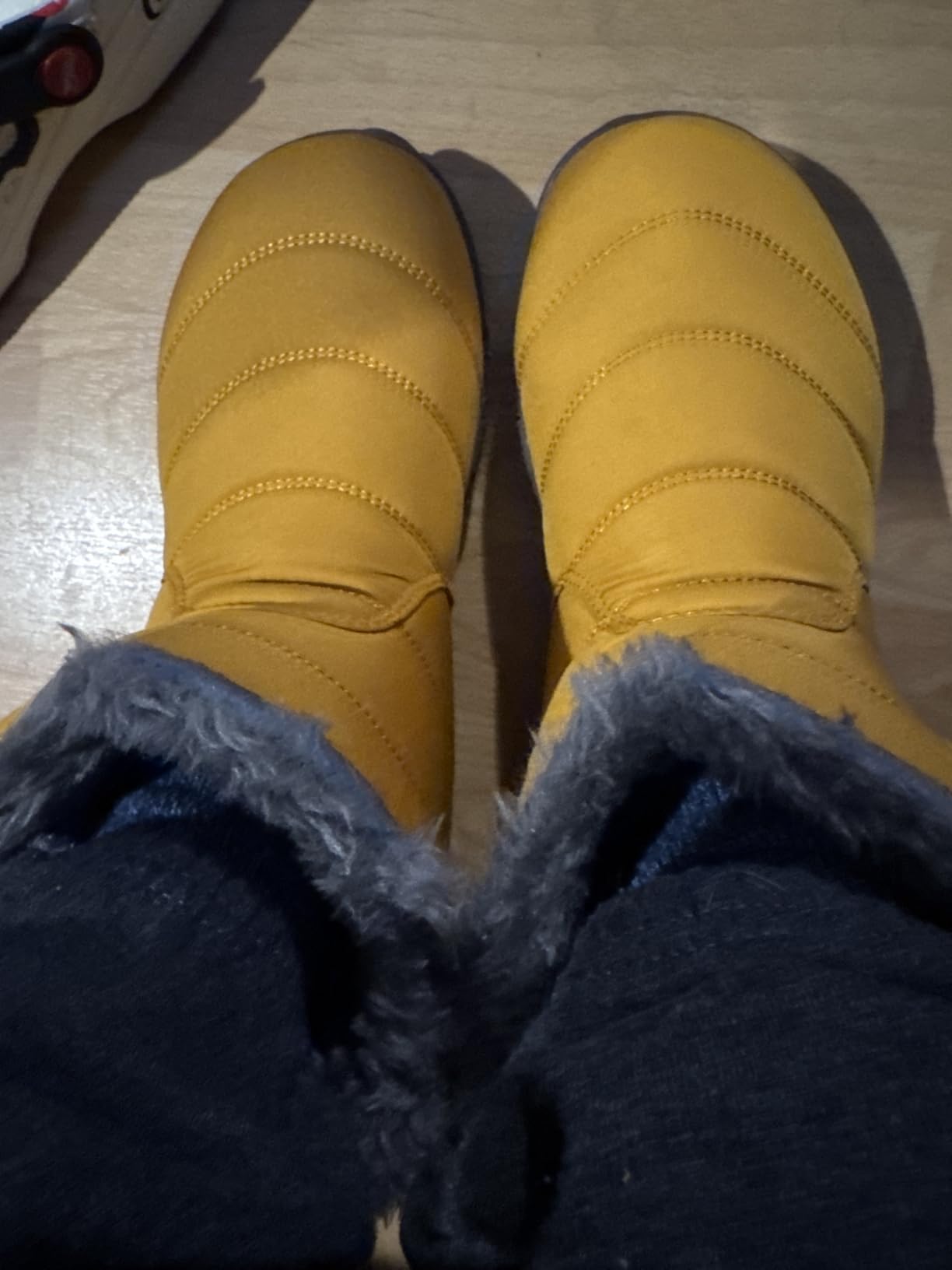 Hsyooes Womens Mens Barefoot Boots Winter Snow Boots Wide Width customer photo 2