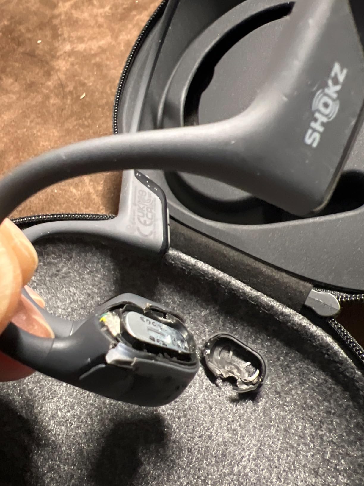 SHOKZ OpenRun Pro 2 Mini Bone Conduction Bluetooth Sport Headphones,Blue customer photo 2