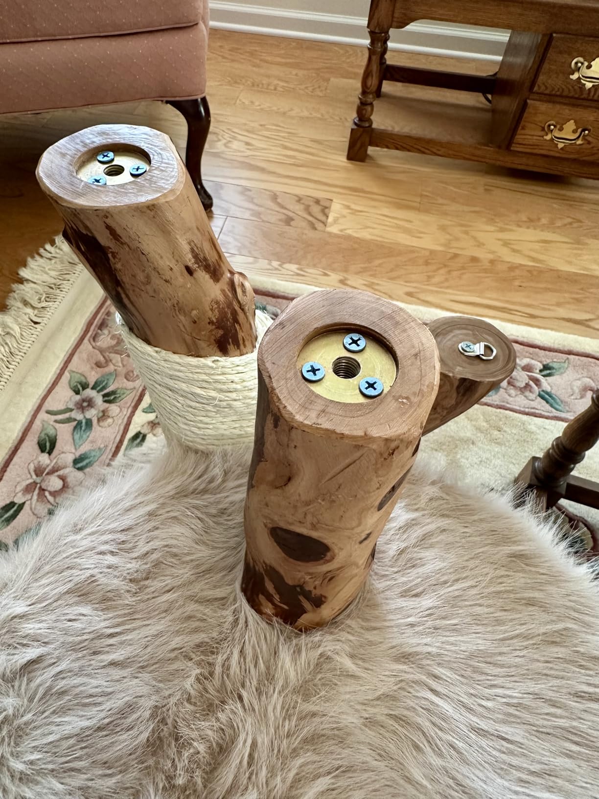 Sopapets Maine Coon Cat Tree for Large Cats, Solid Wood Cat Tower with Removable Cushions and Sisal Scratching Posts, Modern Boho Aesthetic Cat Furniture customer photo 2