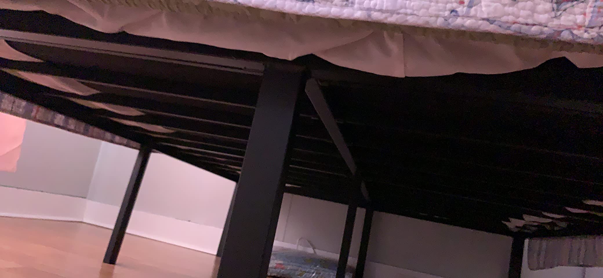 yookare 14 Inch Queen Platform Bed Frame - 3500 lbs Heavy Duty Metal Mattress Foundation with Safe Rounded Corners & Recessed Legs, Non-Slip Mattress Retainers, Noise Free, No Box Spring Needed customer photo 1