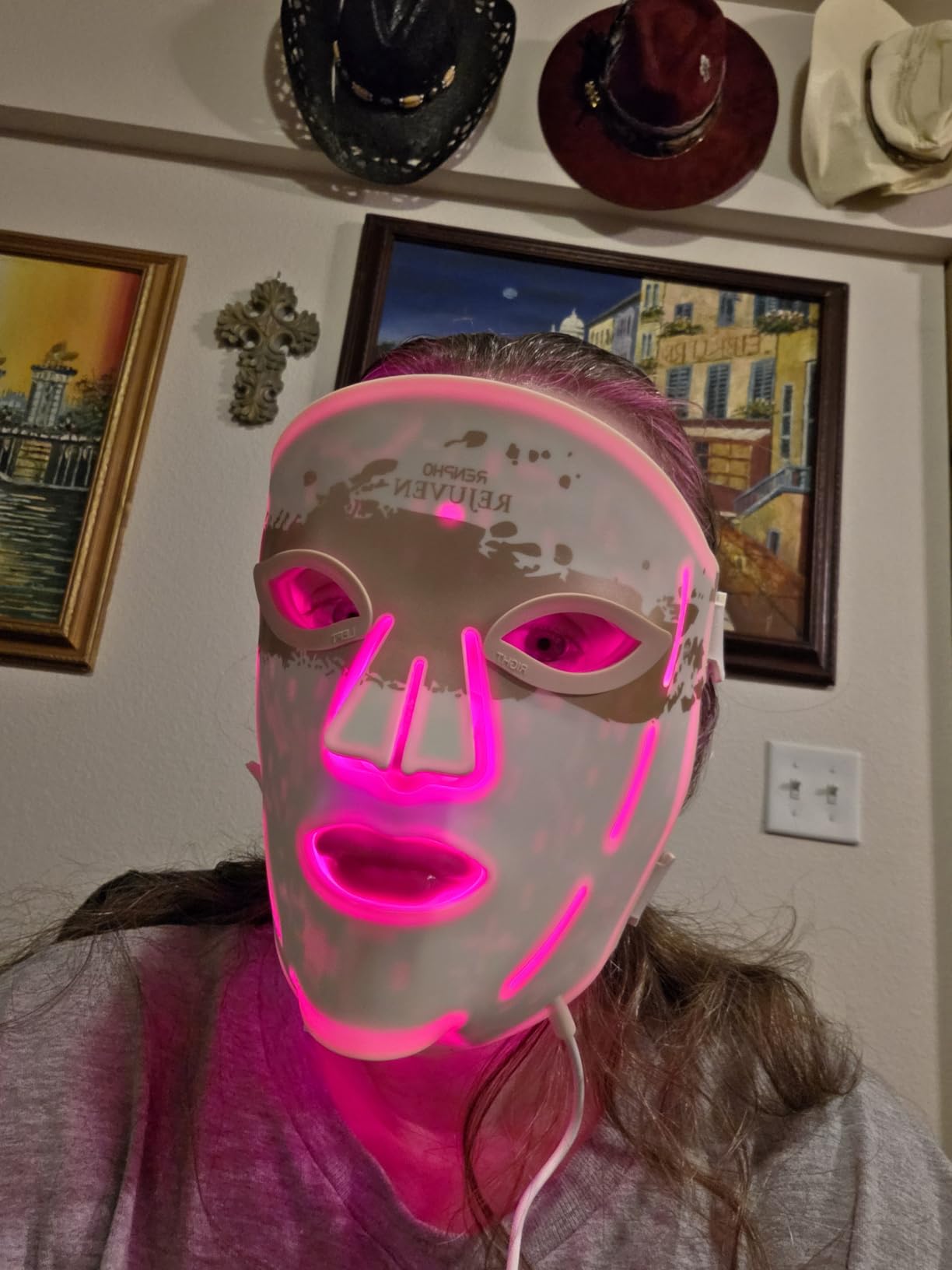 RENPHO Red Light Therapy Mask for Face, FDA-Cleared,Birthday Gifts for Wife customer photo 1