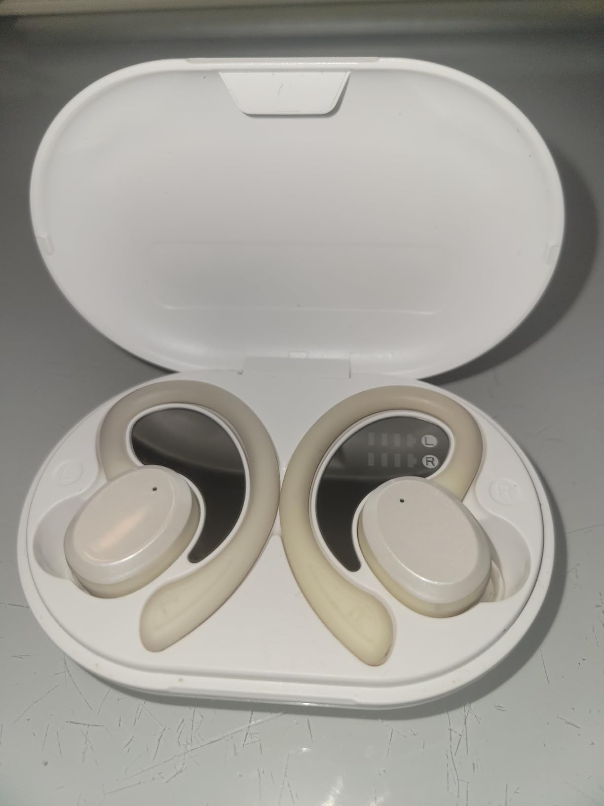 Wireless Earbuds Sport, Bluetooth 5.4 Headphones 3D Bass Hi-Fi Stereo Over Ear Buds, 60Hrs ENC Noise Cancelling Headset with Earhook, IP-X7 Waterproof Earphones Workout Running Gym for Android iOS customer photo 2