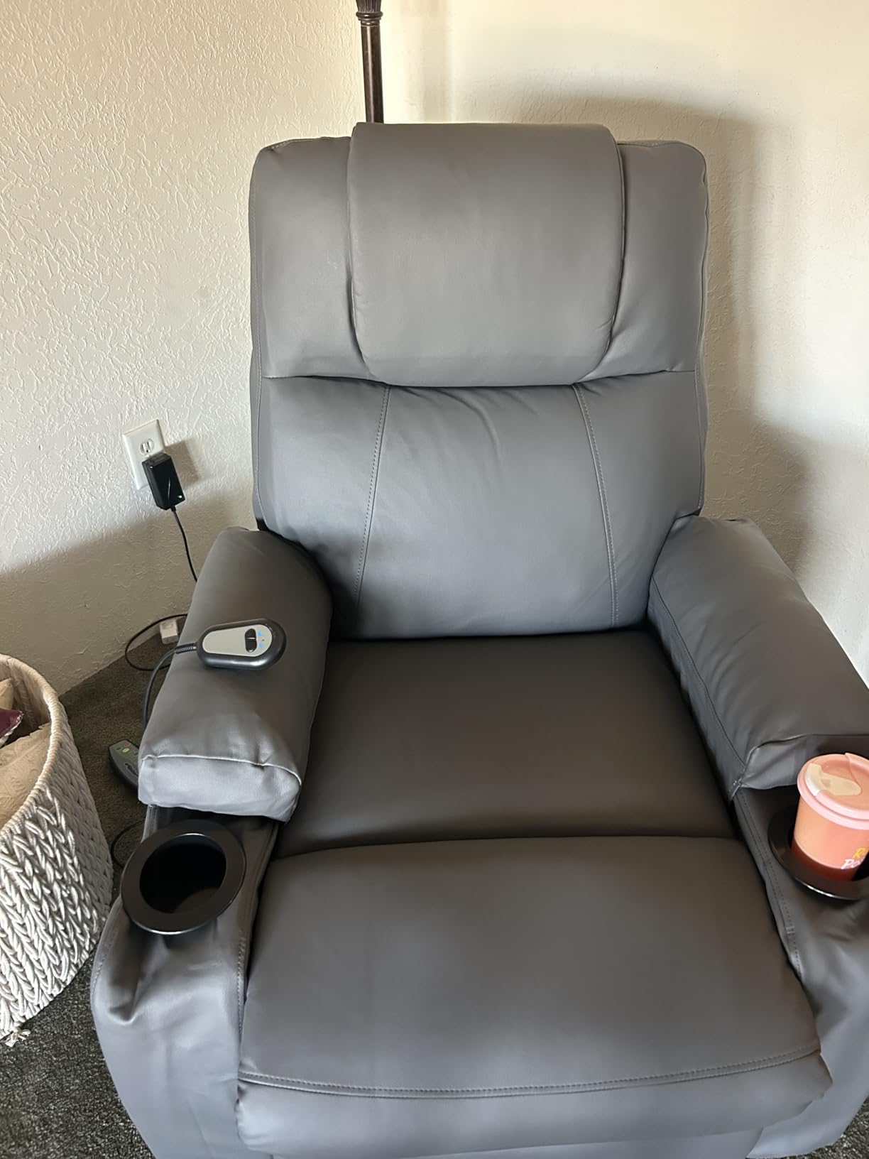 Power Lift Recliner Chair for Elderly with Massage & Heat, Brown customer photo 1