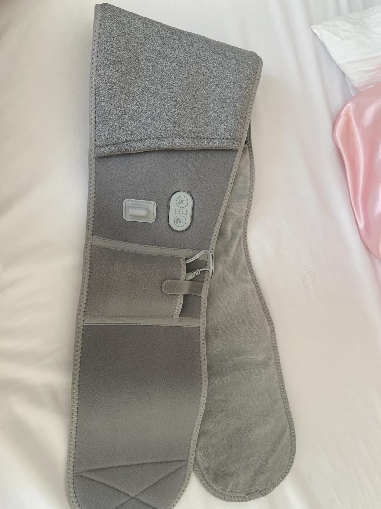 Heated Waist Belt, Cordless Lower Back Heating Pad, Black customer photo 2