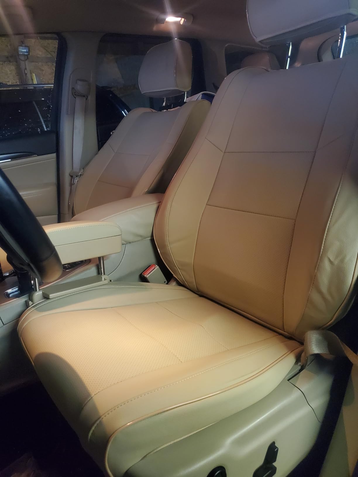 AOMSAZTO Custom Seat Cover for Tesla Model Y 2020-2024 Semi-Wrapped Design customer photo 1