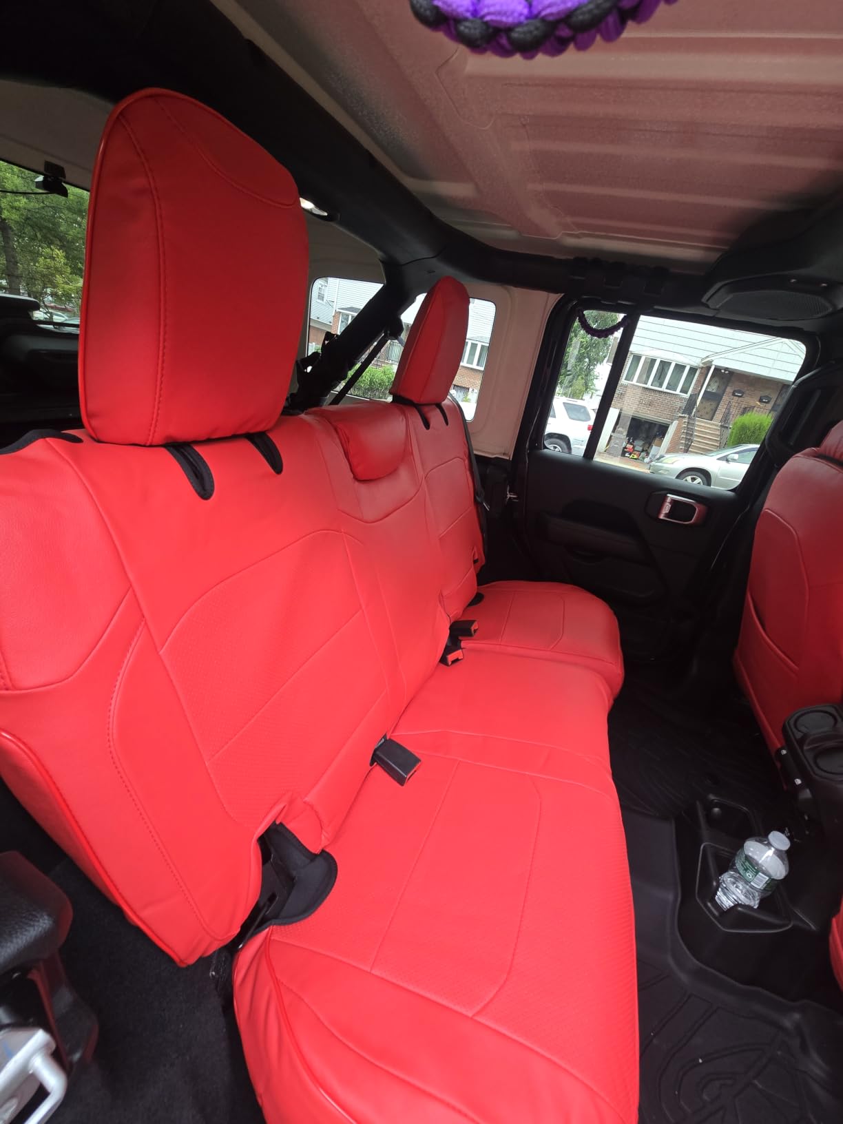 AOMSAZTO Custom Seat Cover for Tesla Model Y 2020-2024 Semi-Wrapped Design customer photo 2