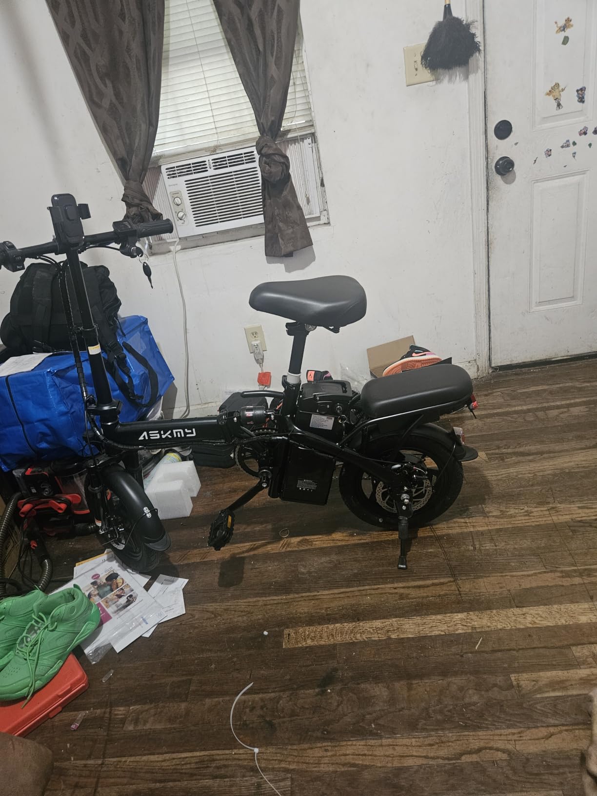 Foldable Electric Bike for Adults and Teens, 14 Inch Ebike for Commuting customer photo 1