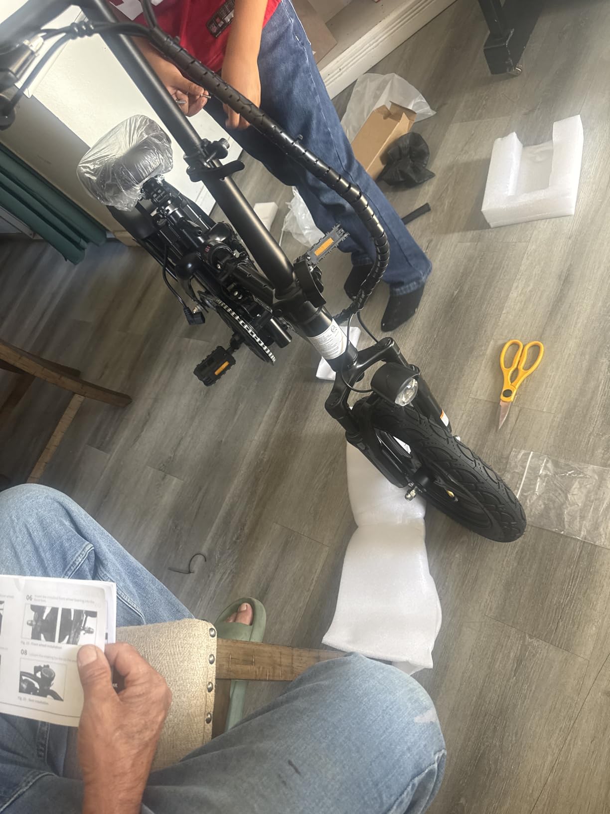 Foldable Electric Bike for Adults and Teens, 14 Inch Ebike for Commuting customer photo 2