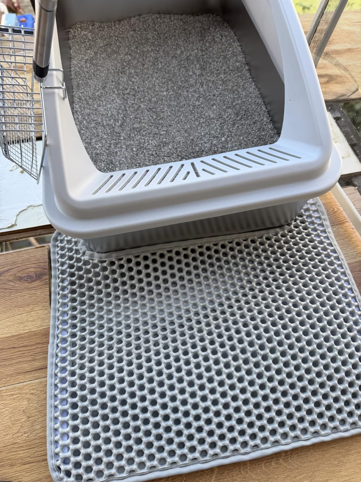 AIPERRO Stainless Steel Litter Box | XL Metal Cat Litter Boxs with Lid customer photo 1