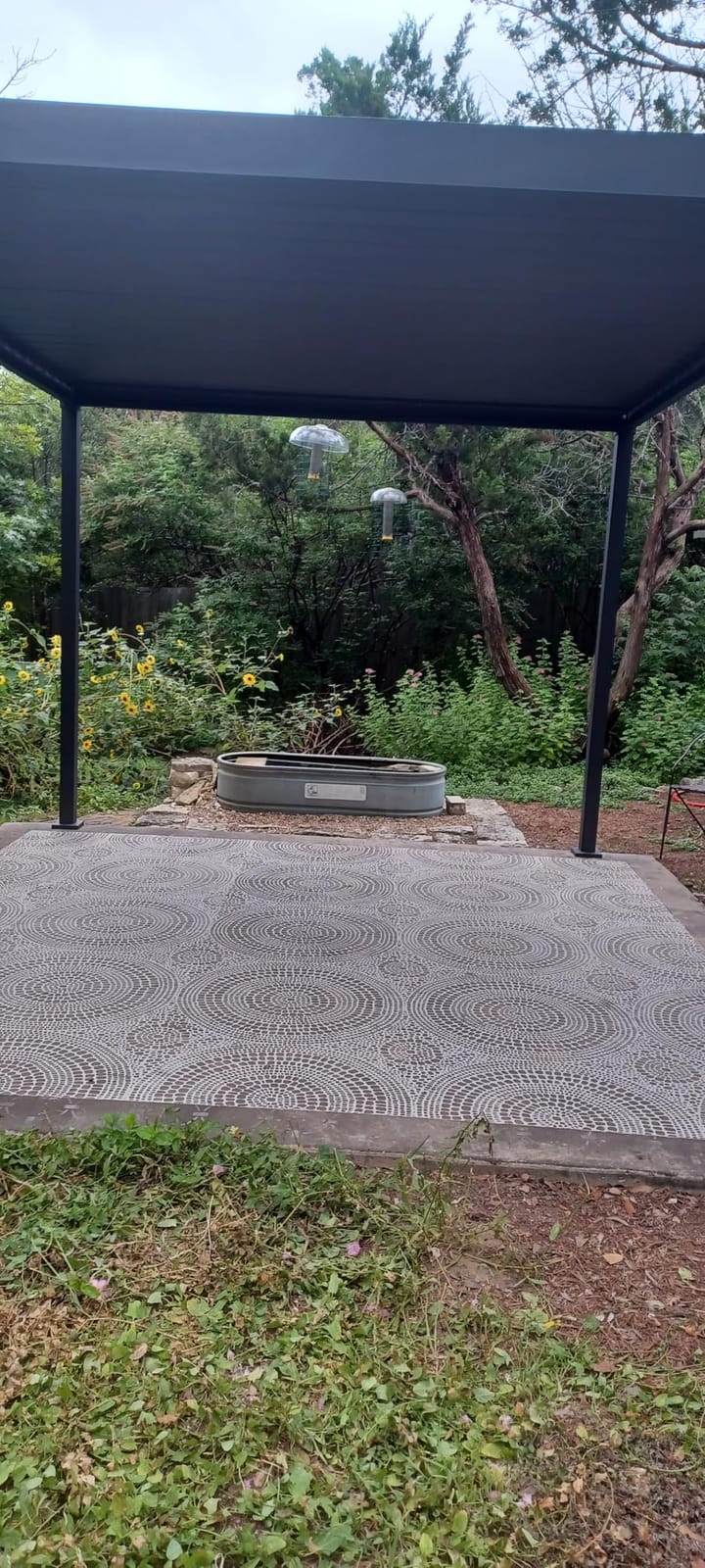 MIRADOR 80S 10'x12' Louvered Pergola with 10FT Shade Screen for Outdoor Deck Lawn Garden Backyard Patio Porch,Charcoal customer photo 1