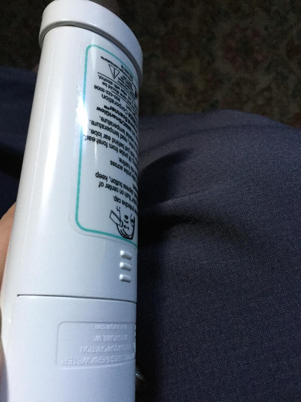 Exergen TAT-2000C+ Thermometer for Adults, Kids, & Newborns, 9V Included customer photo 1