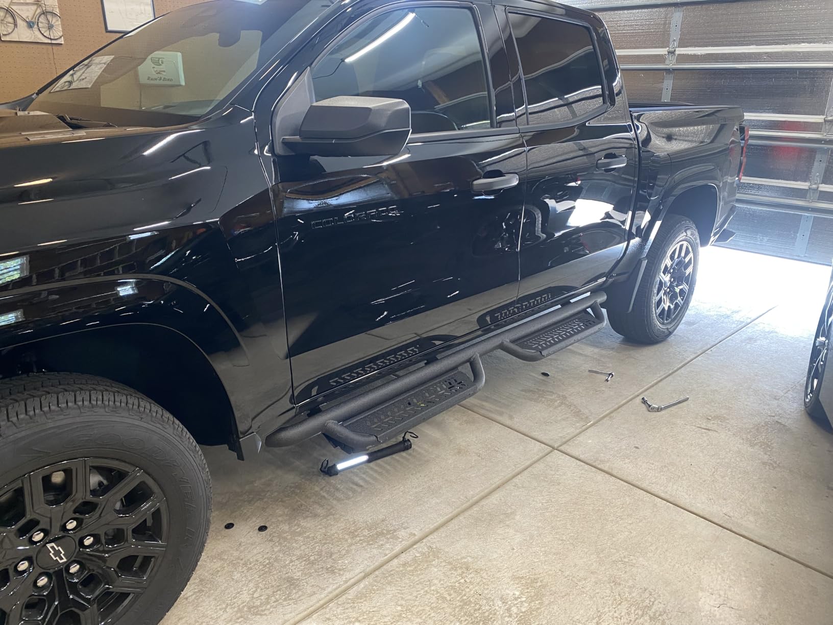 Running Boards Compatible with Jeep Wrangler JK 2007-2018 4 Door, Two Stair Design Off-Road 5 Inches Side Steps, Slip-Proof Step Bars Nerf Bars Rock Sliders Rail, Powder Coated Carbon Steel customer photo 2