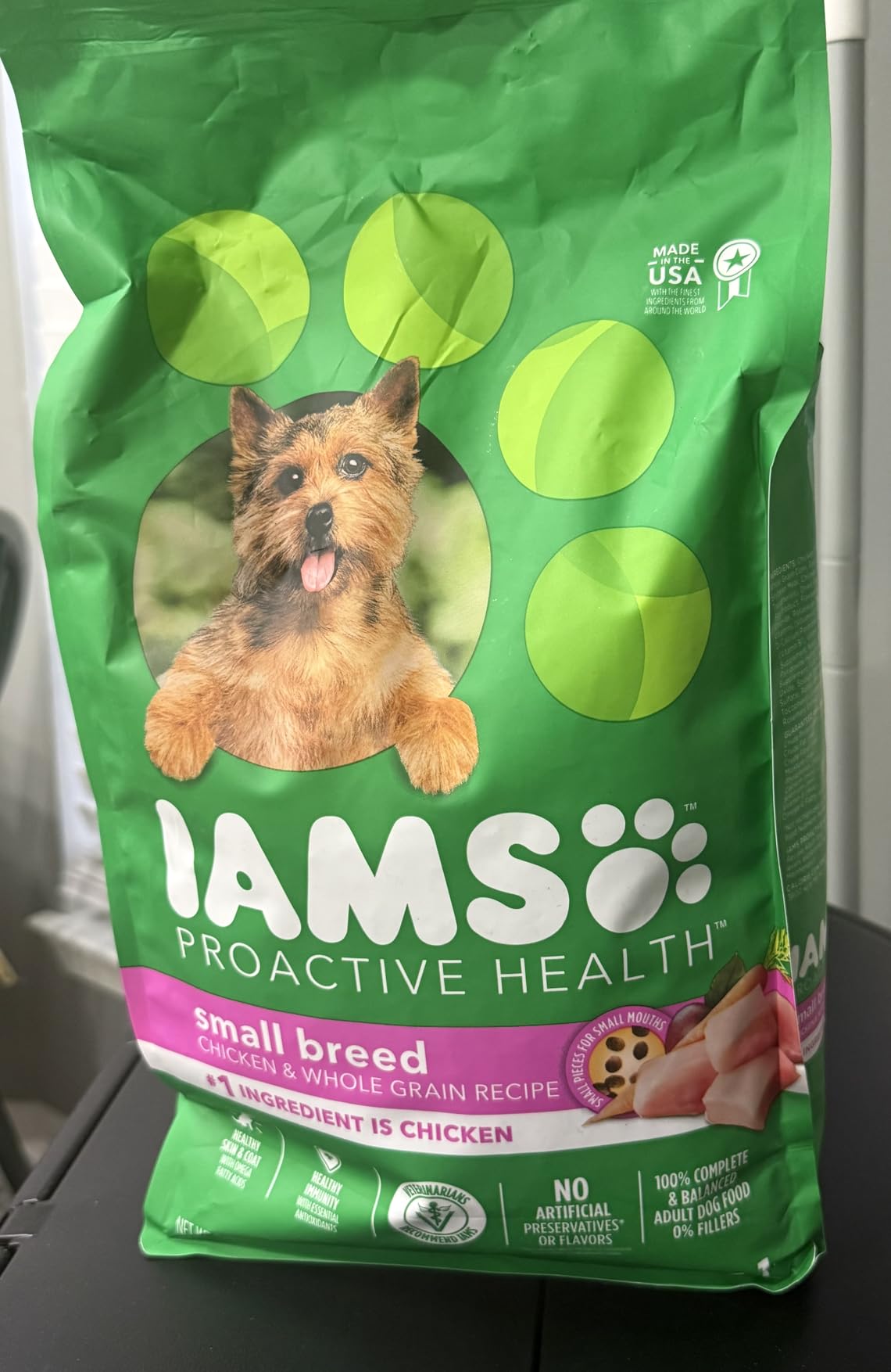 IAMS Proactive Health Small Breed Dry Dog Food, Chicken & Grain, 5 lb customer photo 2