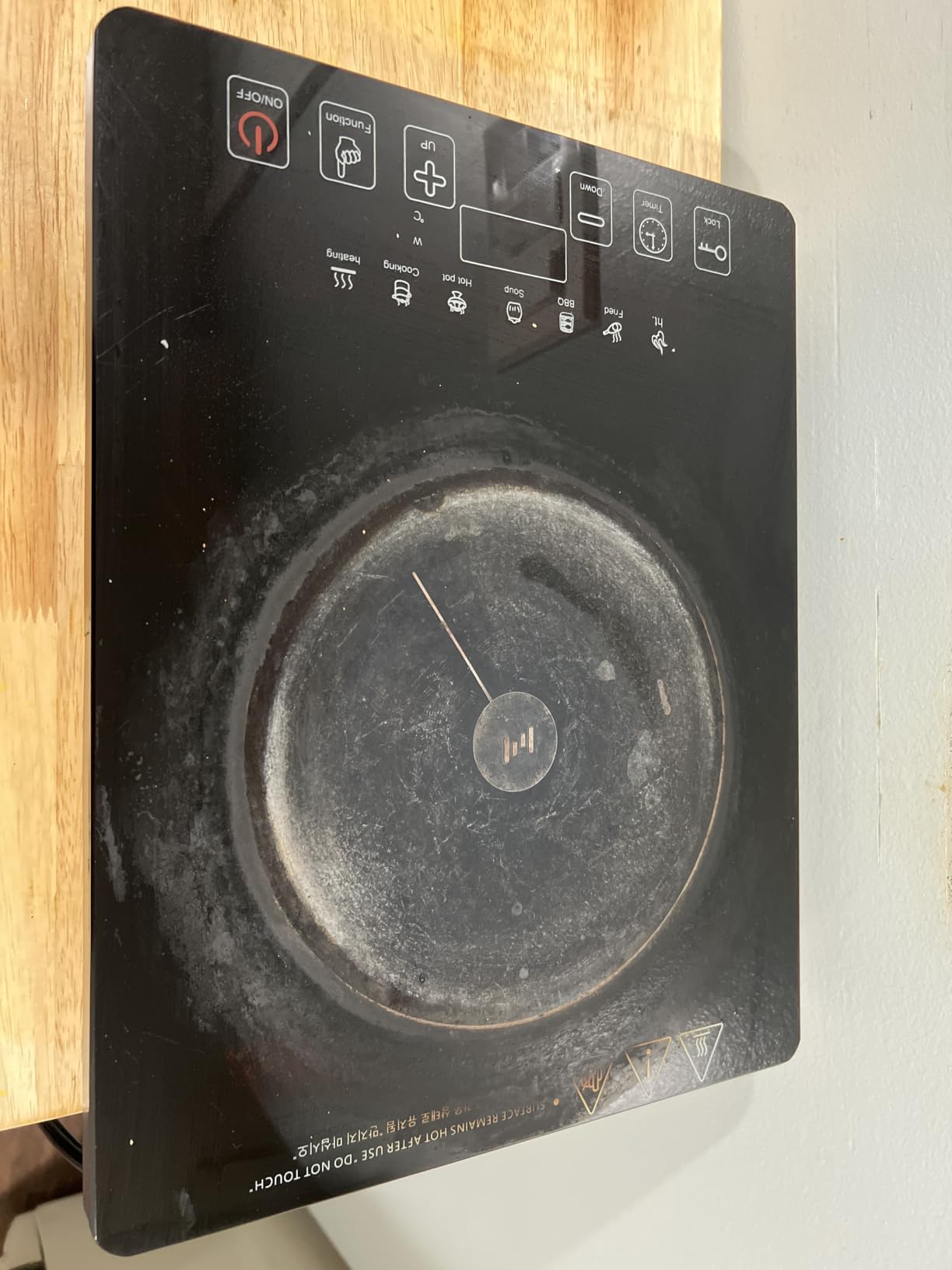 Double Induction Cooktop 110v-120v, GTKZW 2300W Electric Cooktop 20 inch Hot Plate Electric Stove Top with Plug in, Built-in and Countertop, 9 Power Levels, Timer & Safety Lock customer photo 1