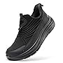 FitVille Men's Extra Wide Slip-On Walking Shoes, Hands-Free Orthopedic Sneakers with Arch Support for Plantar Fasciitis, Bunions and Hammertoes – Step Ease V1 customer photo 1