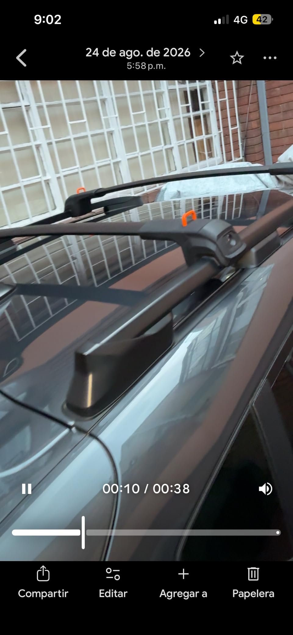 Roof Cross Bar Compatible for Subaru Outback Wilderness 2022-2025 customer photo 1