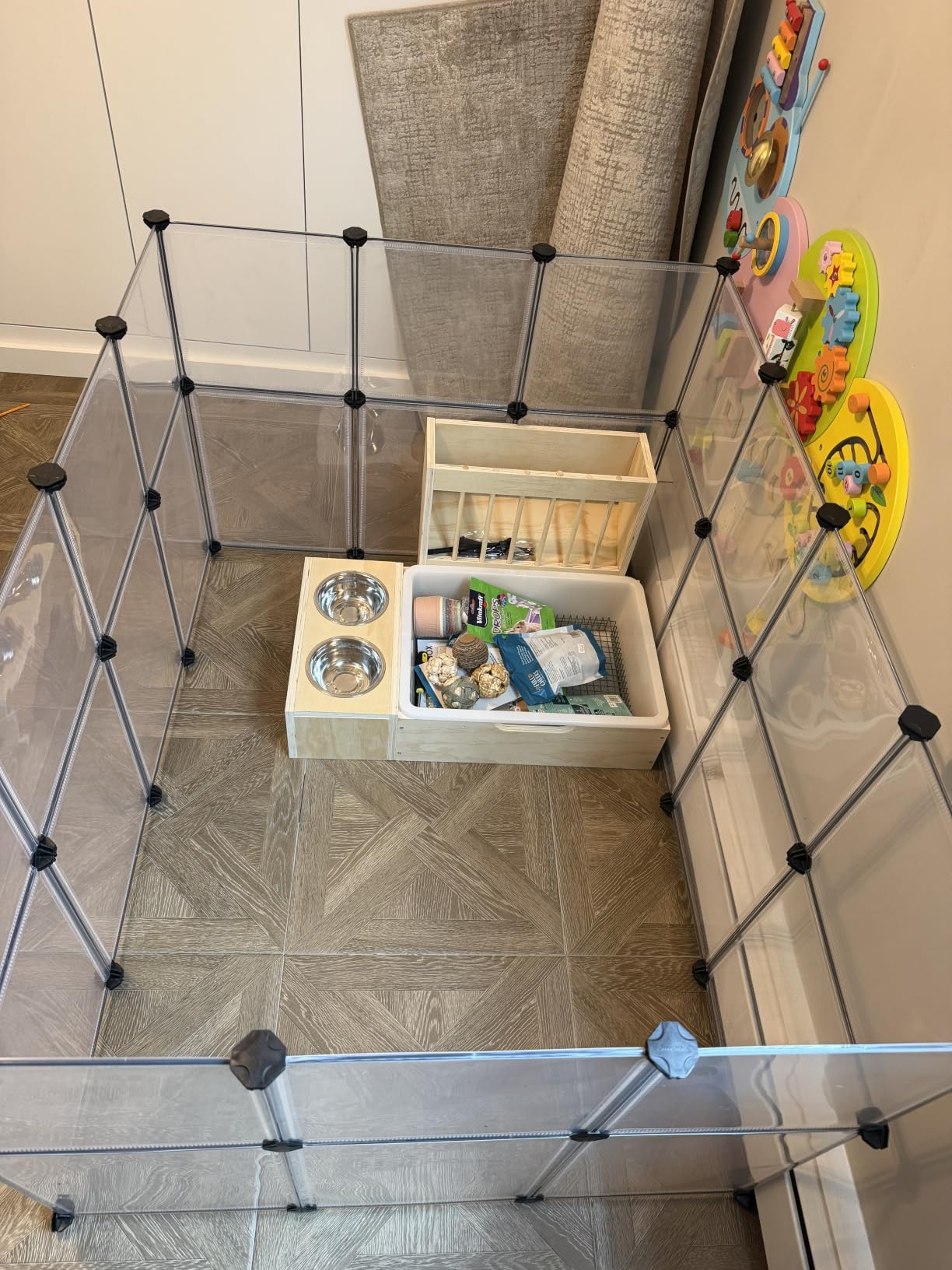 SONGMICS Guinea Pig Cages, 2-Tier Small Animal Cage customer photo 2