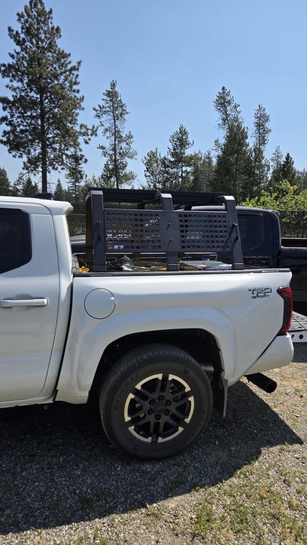 JOYTUTUS Mid-Size Truck Bed Rack Adjustable Overland Rack Compatible with Tacoma, Canyon, Colorado, Truck Rack for Kayak, Roof Top Tent (Not Fit 2024+ Tacoma) customer photo 1