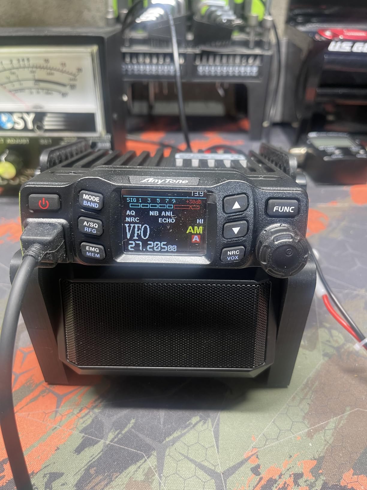 AnyTone AT-5000 CB Radio with SSB, 40 Channels Mobile Transceiver, USB/LSB, NOAA Weather, NRC Noise Reduction, SWR Meter, VOX, 12V/24V for Semi Trucks customer photo 2