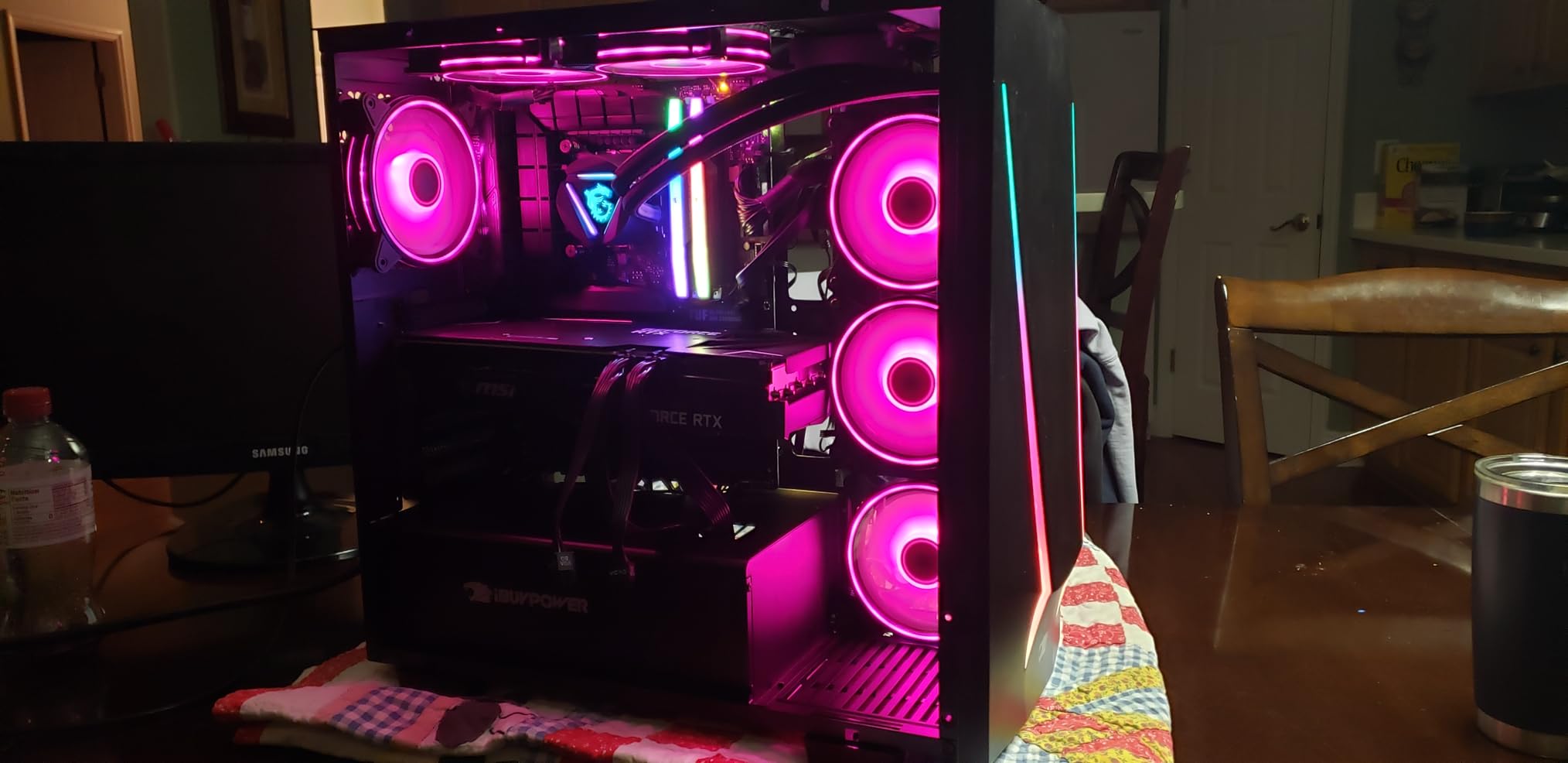 iBUYPOWER Element Gaming PC Desktop Computer AMD Ryzen 9 7900X CPU, NVIDIA GeForce RTX 5070 12GB GPU, 32GB DDR5 RAM, 1TB NVMe SSD, Windows 11 Home, Gamer Keyboard and Mouse - EWA9N5702 customer photo 2