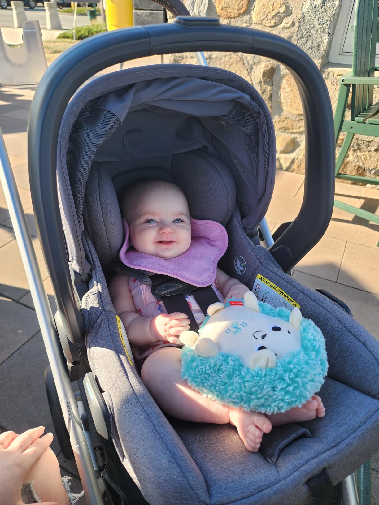 UPPAbaby Mesa V3 Infant Car Seat with Base, Insert & SmartSecure - Ada customer photo 1