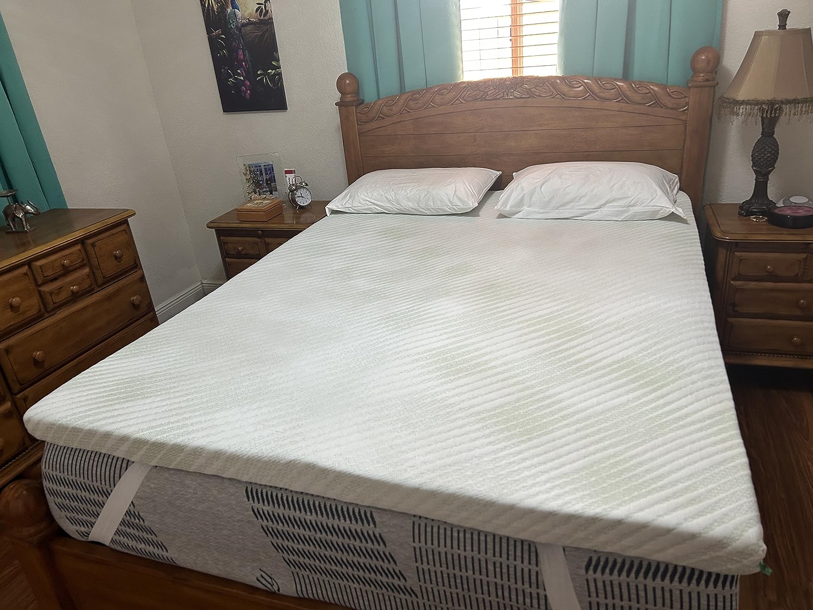 Sleepmax Extra Firm Memory Foam Mattress Topper 3 Inch Queen Size customer photo 2