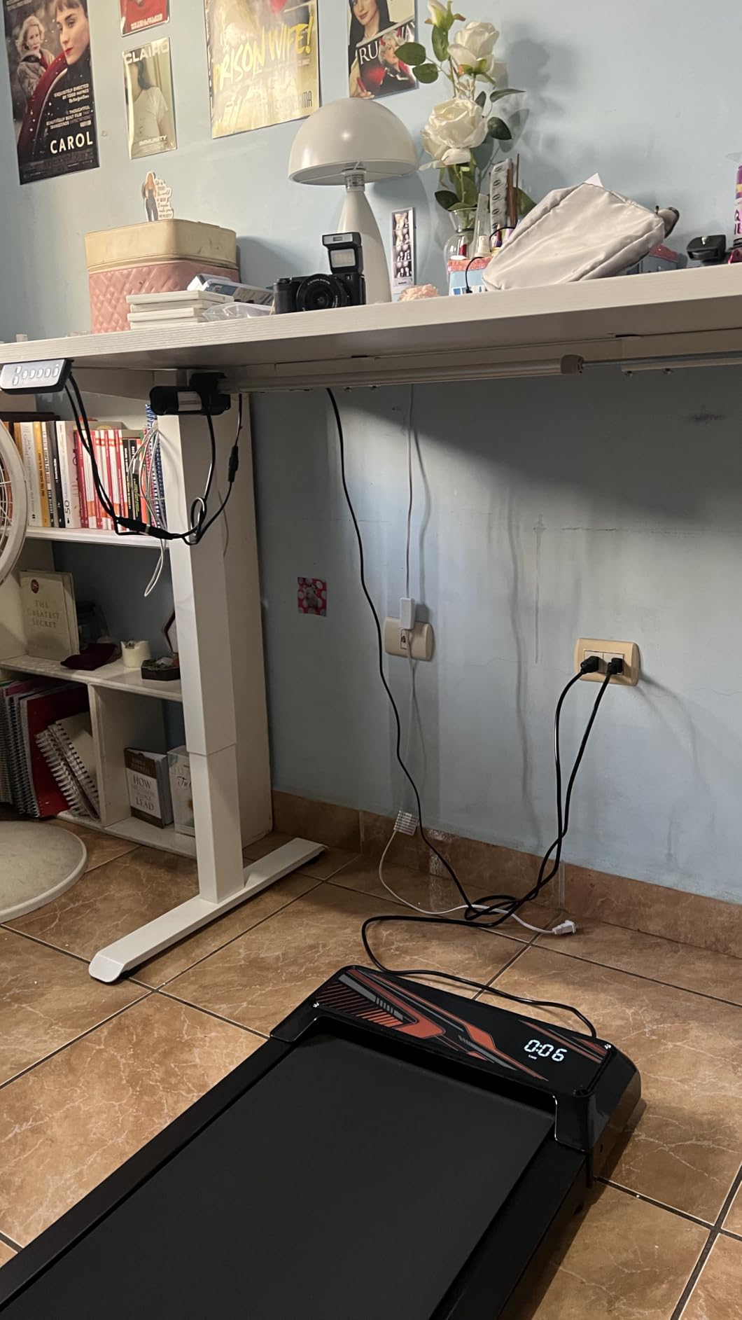 Under Desk Treadmill, Walking Mat with Incline pad customer photo 1