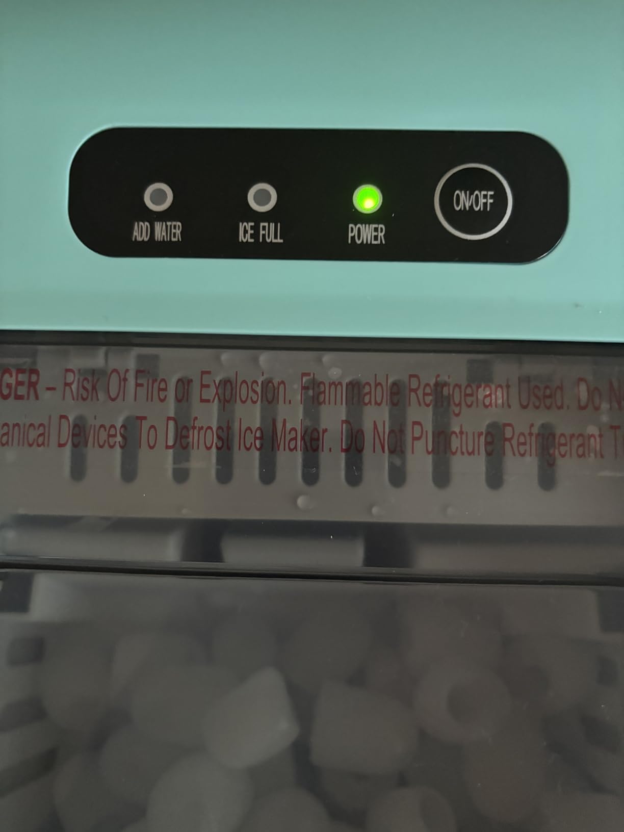 Crzoe Countertop Ice Maker, 26Lbs/24H,2 Sizes of Ice, Self-Cleaning,Black customer photo 2