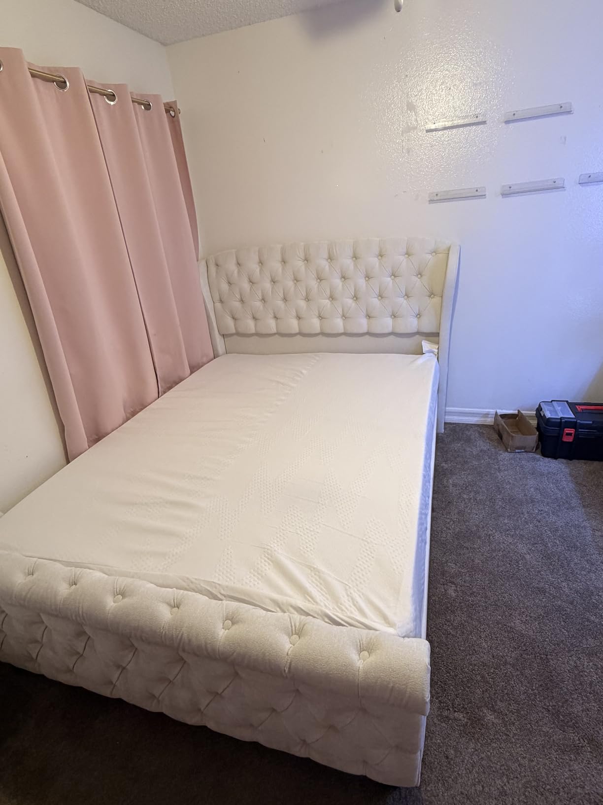 Novilla 8 Inch RV Short Queen Mattress, Gel Memory Foam Mattress, 75