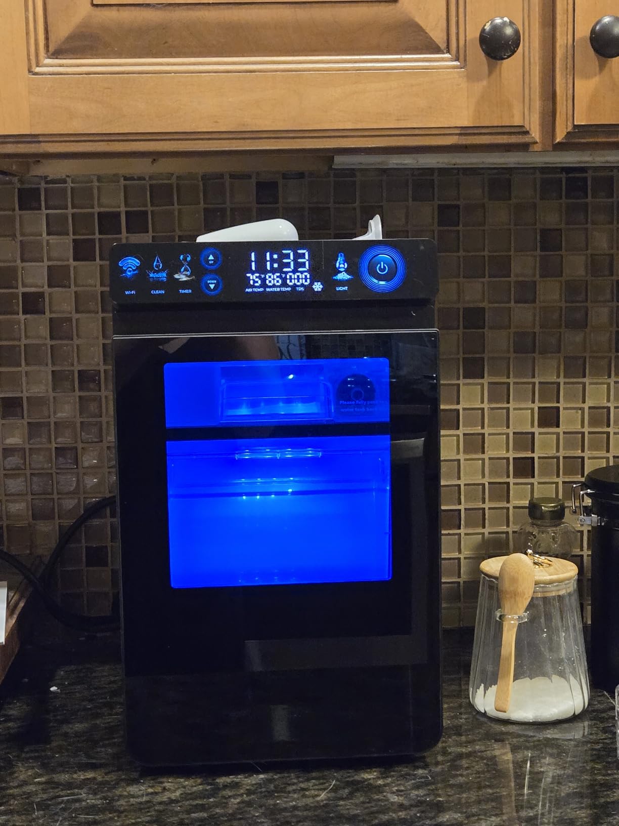 ecozy Nugget Ice Maker Countertop, 44 lbs/24H Ice Machine with APP Control customer photo 2
