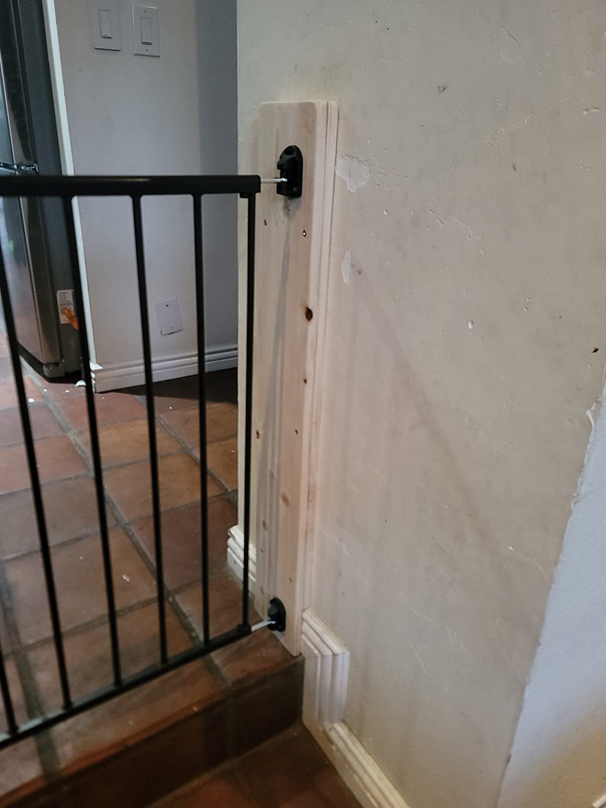 Toddleroo Easy Swing & Lock Baby Gate for Top of Stairs: 36