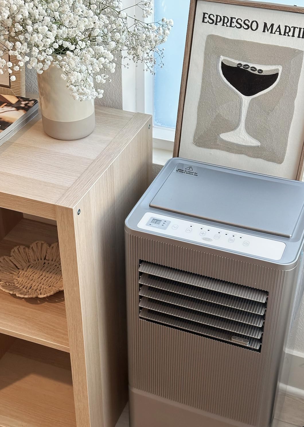 Air Choice 14,000 BTU Portable Air Conditioners, 5-in-1 Portable AC Unit with Cool, Heat, Dehumidifier, Fan, Sleep Mode, Auto Swing, Air Conditioner Portable for Large Room Up to 700 Sq. Ft, Remote customer photo 1